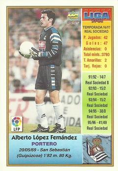 1997-98 Mundicromo Sport Las Fichas de La Liga #152 Alberto Back