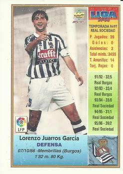 1997-98 Mundicromo Sport Las Fichas de La Liga #158 Loren Back