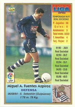 1997-98 Mundicromo Sport Las Fichas de La Liga #160 Fuentes Back