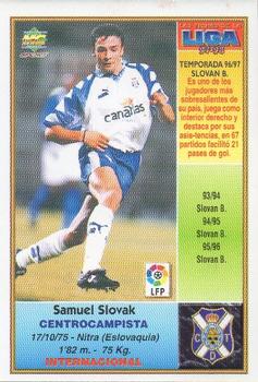 1997-98 Mundicromo Sport Las Fichas de La Liga #175b Slovak Back