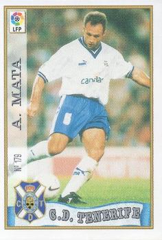 1997-98 Mundicromo Sport Las Fichas de La Liga #179a A. Mata Front