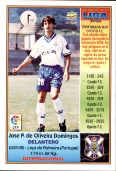 1997-98 Mundicromo Sport Las Fichas de La Liga #183b Domingos Back