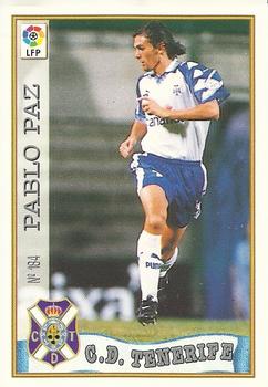 1997-98 Mundicromo Sport Las Fichas de La Liga #184b Pablo Paz Front