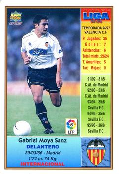 1997-98 Mundicromo Sport Las Fichas de La Liga #207 Moya Back