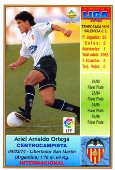 1997-98 Mundicromo Sport Las Fichas de La Liga #208 Ortega Back