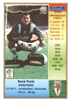1997-98 Mundicromo Sport Las Fichas de La Liga #216 Ponk Back