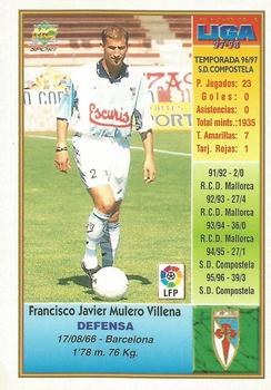 1997-98 Mundicromo Sport Las Fichas de La Liga #219 Villena Back