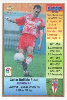 1997-98 Mundicromo Sport Las Fichas de La Liga #220 Bellido Back
