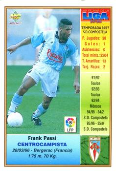 1997-98 Mundicromo Sport Las Fichas de La Liga #223 Passi Back