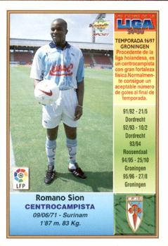 1997-98 Mundicromo Sport Las Fichas de La Liga #224 Sion Back
