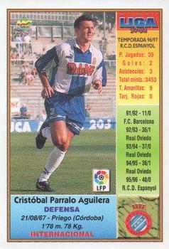 1997-98 Mundicromo Sport Las Fichas de La Liga #238 Cristobal Back