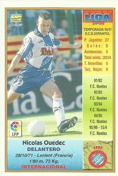 1997-98 Mundicromo Sport Las Fichas de La Liga #251 Ouedec Back