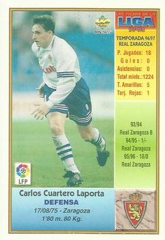 1997-98 Mundicromo Sport Las Fichas de La Liga #286 Cuartero Back