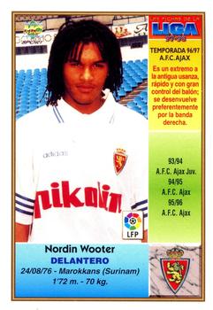 1997-98 Mundicromo Sport Las Fichas de La Liga #289 Wooter Back