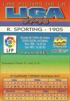 1997-98 Mundicromo Sport Las Fichas de La Liga #295 Escudo Back