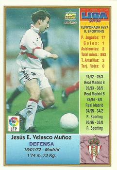 1997-98 Mundicromo Sport Las Fichas de La Liga #303 Velasco Back