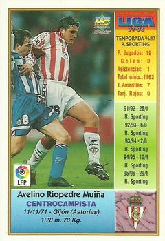 1997-98 Mundicromo Sport Las Fichas de La Liga #304 Avelino Back