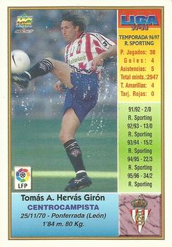 1997-98 Mundicromo Sport Las Fichas de La Liga #307 Tomas Back