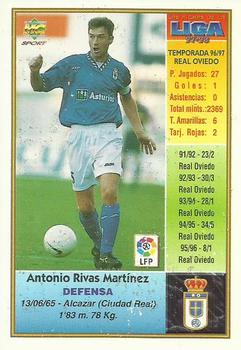 1997-98 Mundicromo Sport Las Fichas de La Liga #344 Rivas Back