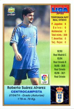 1997-98 Mundicromo Sport Las Fichas de La Liga #347b Suarez Back