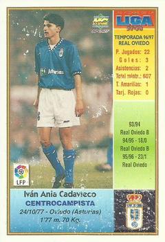 1997-98 Mundicromo Sport Las Fichas de La Liga #351 Ivan Ania Back