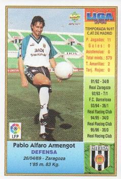 1997-98 Mundicromo Sport Las Fichas de La Liga #369 Pablo Back