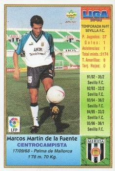 1997-98 Mundicromo Sport Las Fichas de La Liga #374a Marcos Back