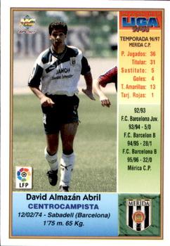 1997-98 Mundicromo Sport Las Fichas de La Liga #374b Pirri Back