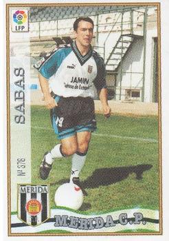 1997-98 Mundicromo Sport Las Fichas de La Liga #378 Sabas Front