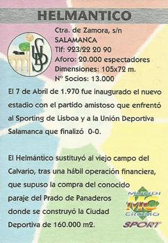 1997-98 Mundicromo Sport Las Fichas de La Liga #381 Helmantico Stadium Back