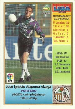 1997-98 Mundicromo Sport Las Fichas de La Liga #383 Aizpurua Back
