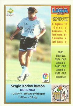 1997-98 Mundicromo Sport Las Fichas de La Liga #386b Korino Back