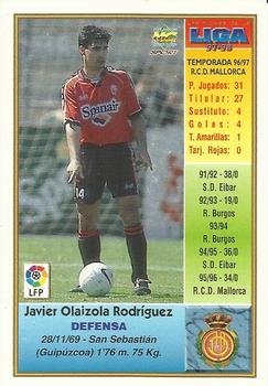 1997-98 Mundicromo Sport Las Fichas de La Liga #408 Olaizola Back
