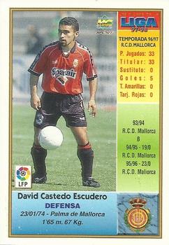 1997-98 Mundicromo Sport Las Fichas de La Liga #410 David Back