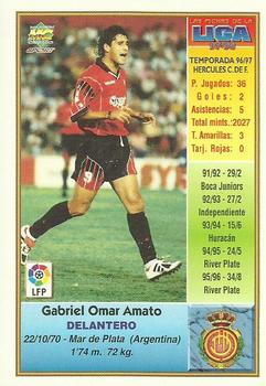 1997-98 Mundicromo Sport Las Fichas de La Liga #418 Amato Back