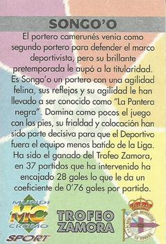 1997-98 Mundicromo Sport Las Fichas de La Liga #443 Songo'o Back