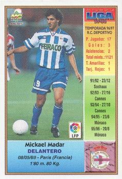 1997-98 Mundicromo Sport Las Fichas de La Liga #62 Mickael Madar Back