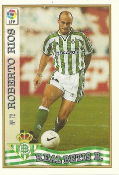 1997-98 Mundicromo Sport Las Fichas de La Liga #72 Roberto Rios Front