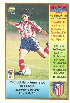 1997-98 Mundicromo Sport Las Fichas de La Liga #95 Pablo Back