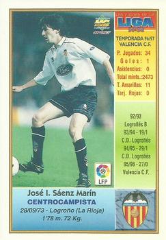 1997-98 Mundicromo Sport Las Fichas de La Liga #202 J. Ignacio Back