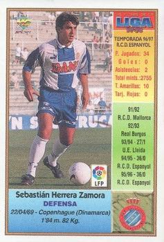 1997-98 Mundicromo Sport Las Fichas de La Liga #241 Herrera Back
