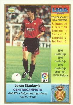 1997-98 Mundicromo Sport Las Fichas de La Liga #415 Stankovich Back