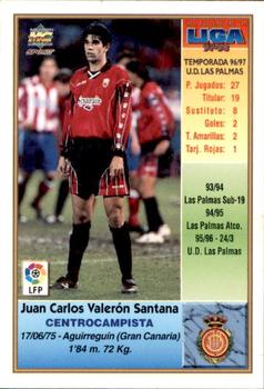 1997-98 Mundicromo Sport Las Fichas de La Liga #410 Valeron Back