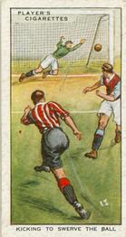 1934 Player's Hints On Association Football #3 Kicking to Swerve the Ball, Front