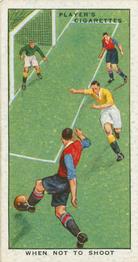 1934 Player's Hints On Association Football #8 When Not to Shoot, Front
