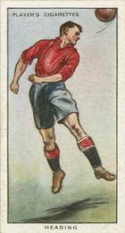 1934 Player's Hints On Association Football #9 Heading, Front