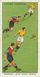 1934 Player's Hints On Association Football #25 Passing Into Open Space, Front