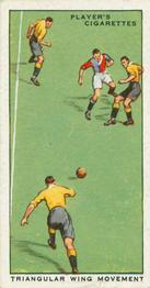 1934 Player's Hints On Association Football #29 Triangular Wing Movement, Front