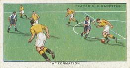 1934 Player's Hints On Association Football #31 'W' Formation, Front