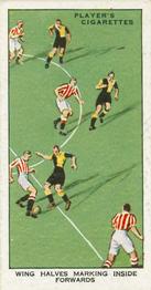 1934 Player's Hints On Association Football #37 Wing Halves Marking Inside Forwards, Front